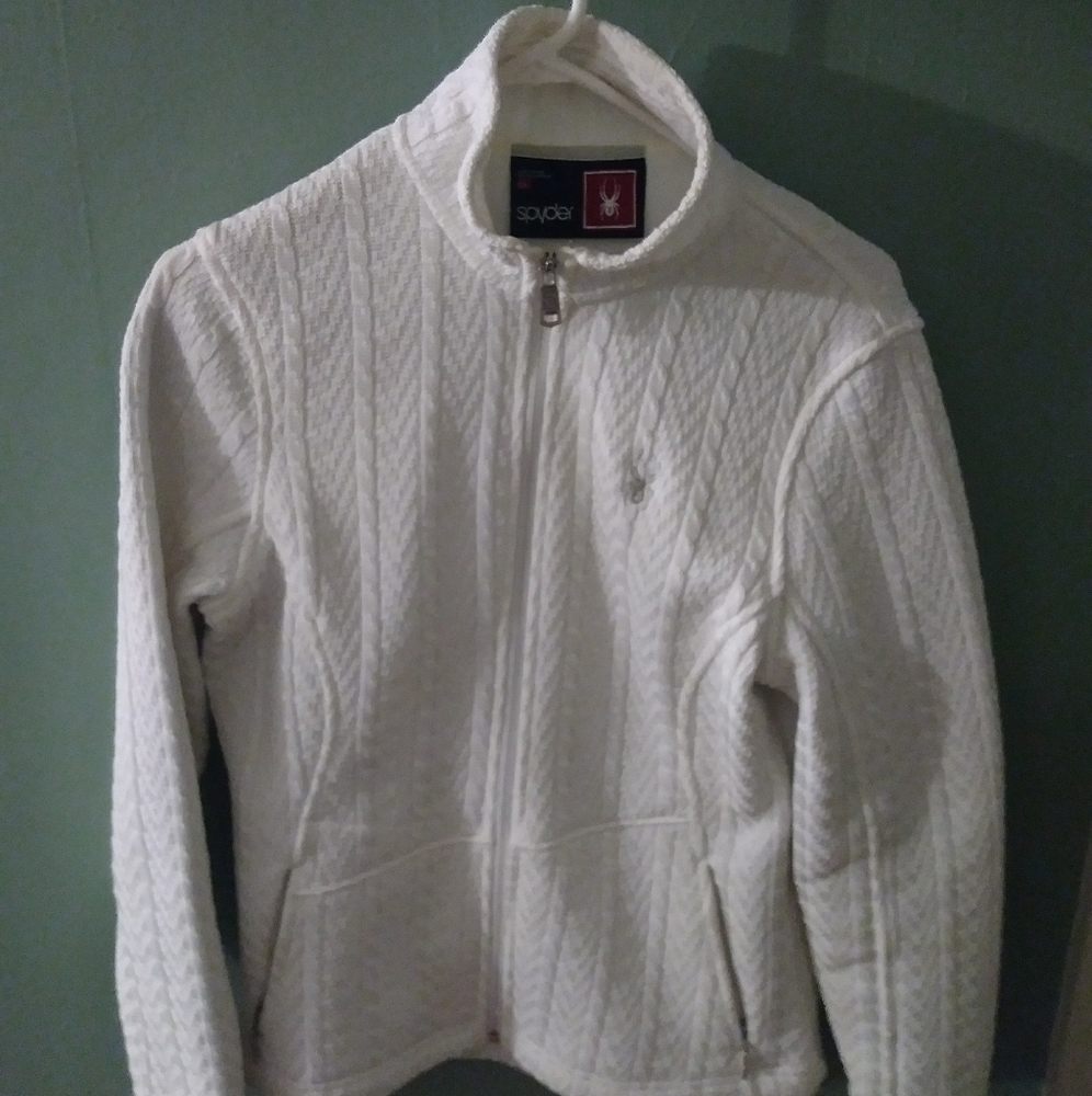 Women's White Spyder Jacket
